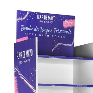 Expositor para bombas de sal