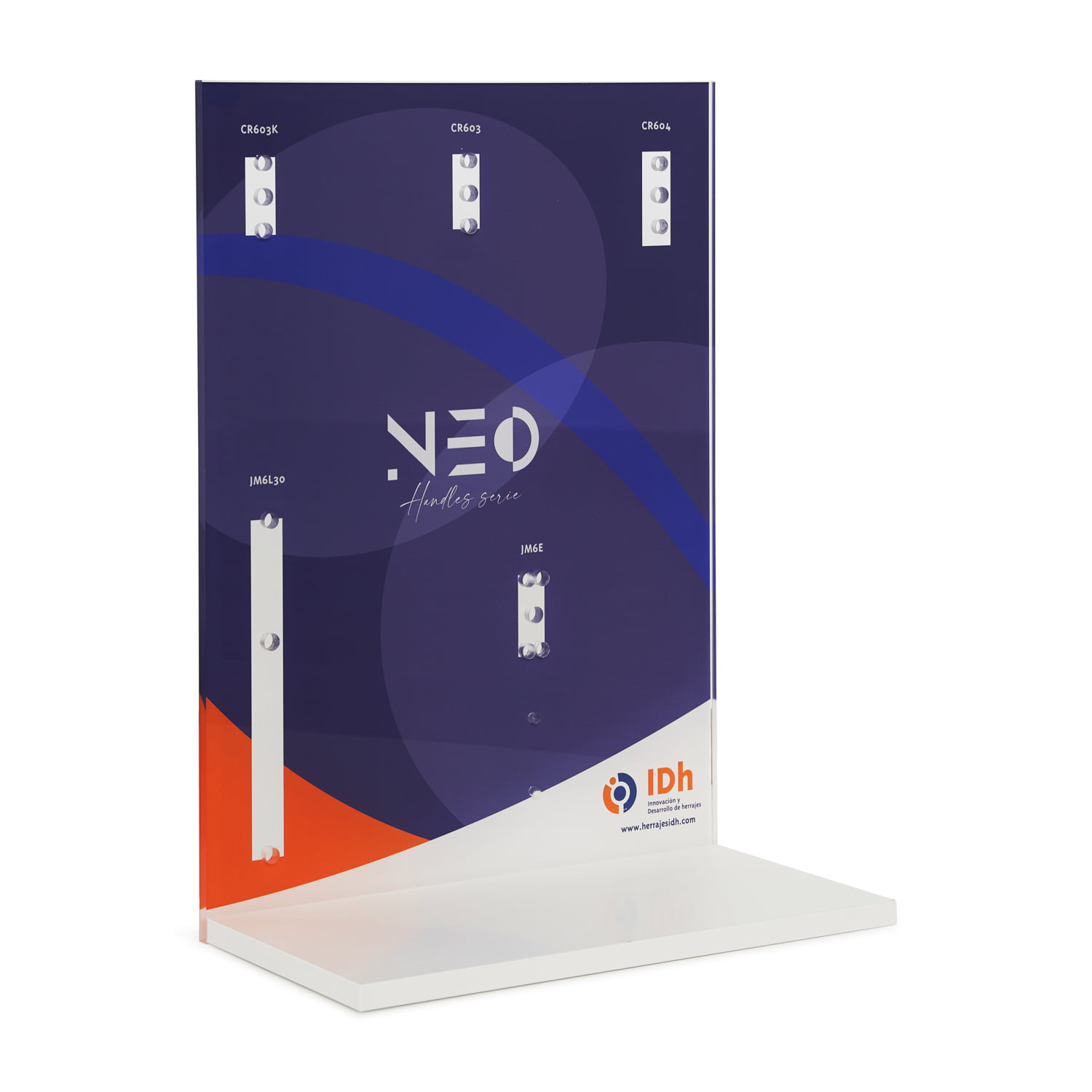 Expositor de sobremesa de manillas