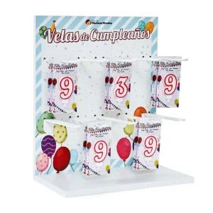 Expositor de sobremesa para velas - Artesanías Oviedo