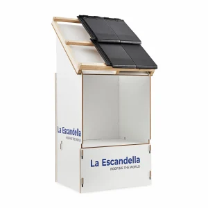 Expositor desmontable para tejas - Artesanias Oviedo