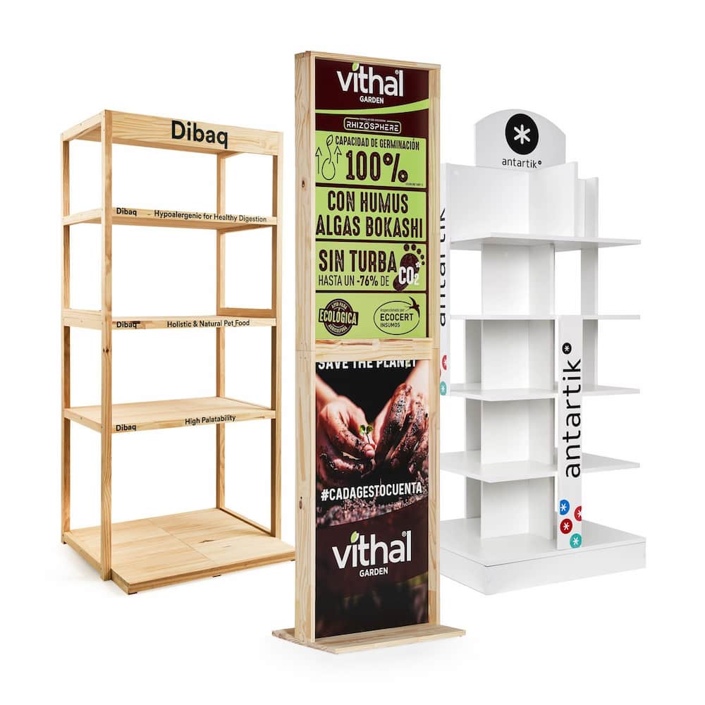 expositores para tiendas